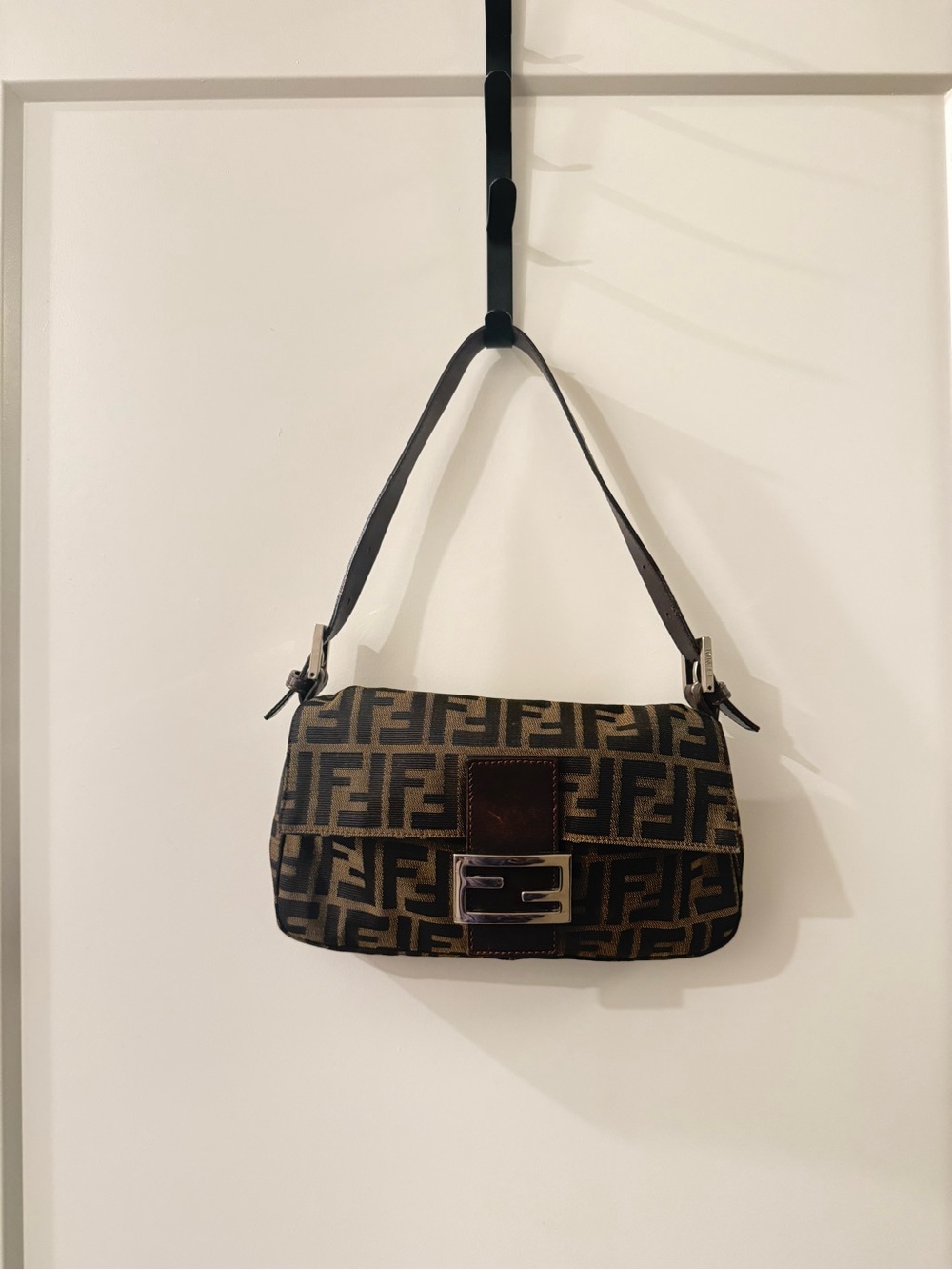 Vintage Fendi Zucca Monogram Baguette 90’s Y2K